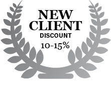 New Customers 10-15% Discount